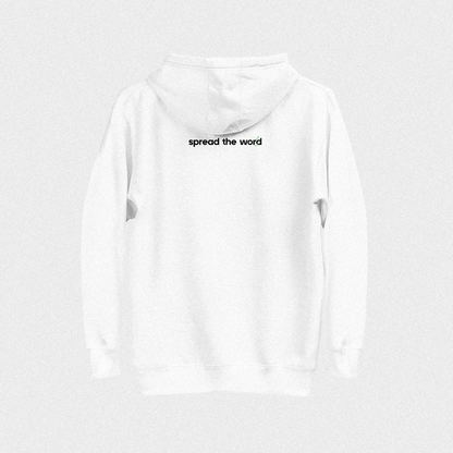 flag hoodie white