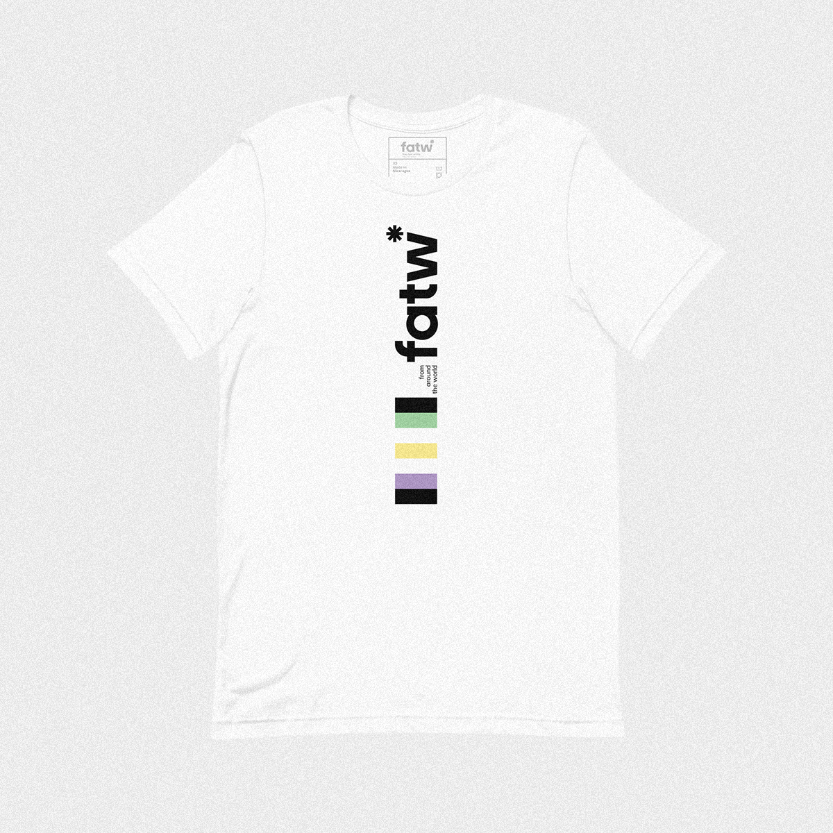 flag tee white