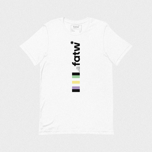 flag tee white