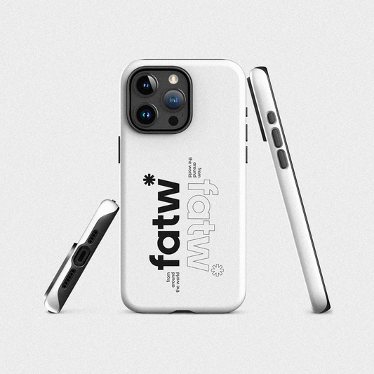 iconic iphone case white