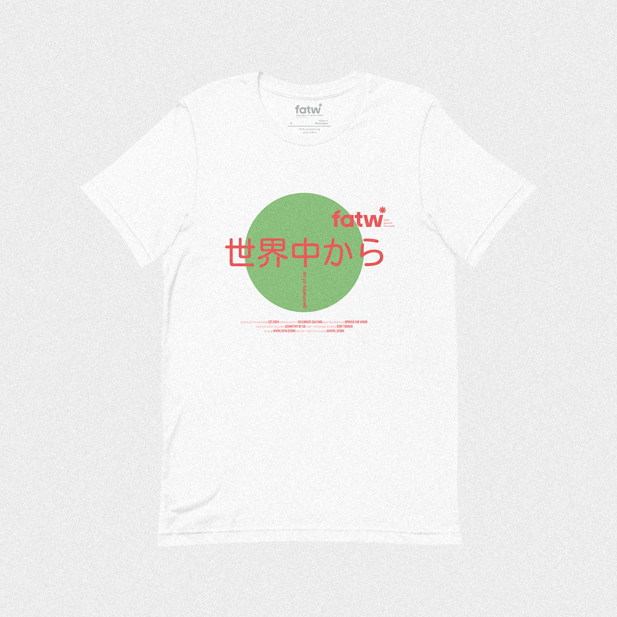 geometry of us tee white