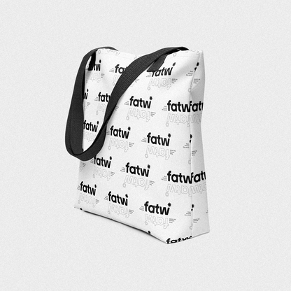 iconic tote white