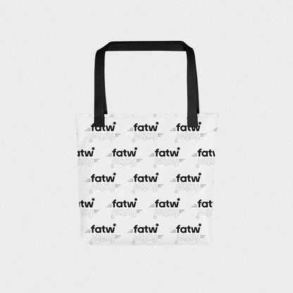 iconic tote white